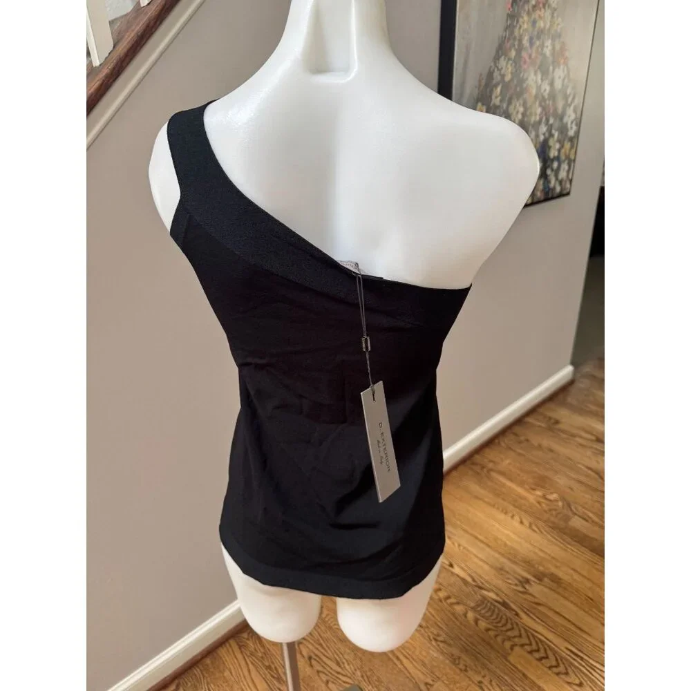 NWT D.Exterior One Shoulder Knit Top Black Size Small - Picture 5 of 5